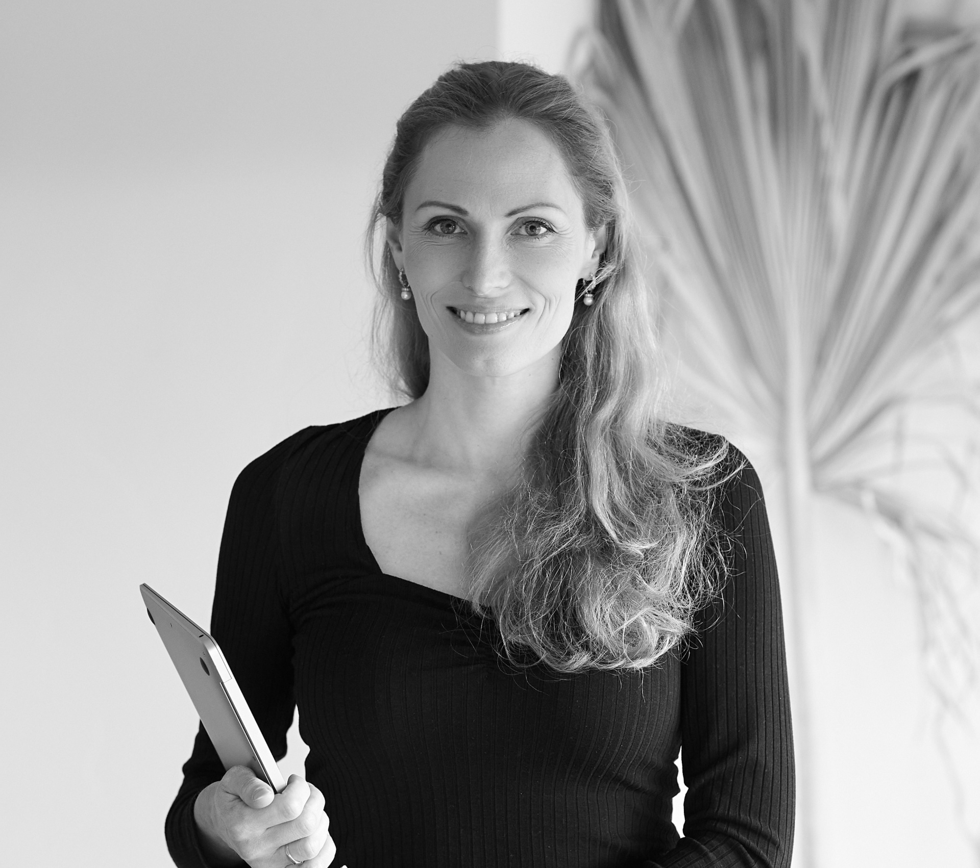 Stina Tromp töötamas